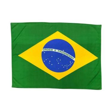 Imagem de Bandeira do Brasil 90x60cm Copa do Mundo Kit:1 - Rocie