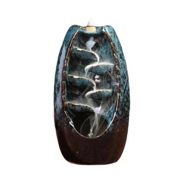 Imagem de Queimador De Incenso Cerâmico Feng Shui Para Aromaterapia Interna Com 