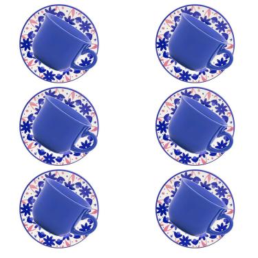 Imagem de Xícara de chá com Pires Donna Sossego 200ml 6 Unidades - Biona 135760