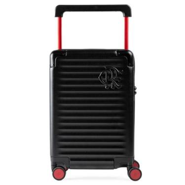 Imagem de Mala de Bordo Flamengo 10 Kg Policarbonato 4 Rodas Premium Oficial Pre