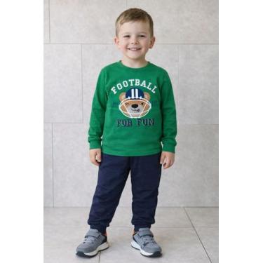 Imagem de Conjunto Moletom Sortidos Felpado Menino Sem Capuz 120 - Fashion Need,