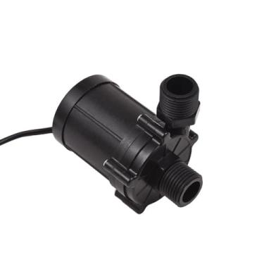 Imagem de SZITW Bomba de água submersível DC 12V 90 graus Mini bomba de imersão de baixo ruído Motor sem escova de elevação de 12 m 700L / H Bomba de água de reforço para máquina de lavar louça de mesa/aquári