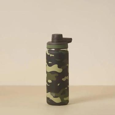 Imagem de PACCO Garrafa Térmica Hydra V2 500ml (camuflada militar) Aço inoxidável 18/8 Até 24h gelada ou até 12h quente