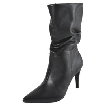 Imagem de Bota Feminino Confortavel Elegante Salto Fino Alto Via Marte
