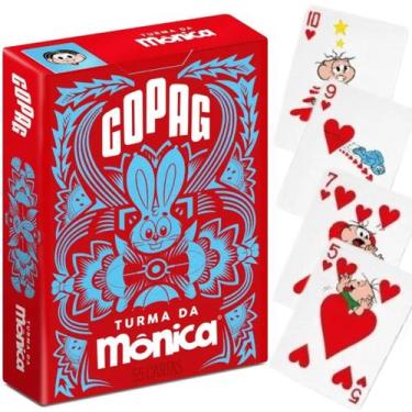 Imagem de Juego De Cartas Pôquer Copag Baralho Turma Da Mônica