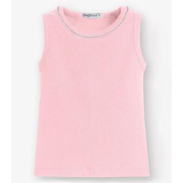 Imagem de Regata Ribana 2x1 Feminina Trick Nick Rosa, 12, Rosa