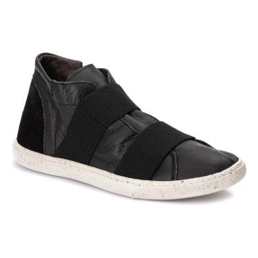 Imagem de Tênis Slip On  Couro Largo Palmilha Anatômica-Feminino