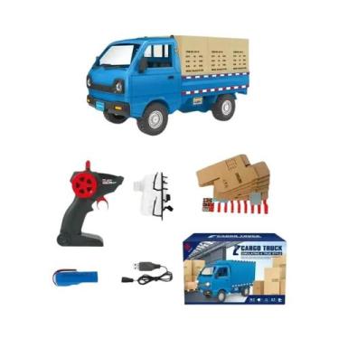 Imagem de Caminhão De Controle Remoto Elétrico RC WPL D12 1:16 Para Crianças, Si