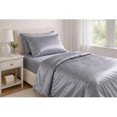 Imagem de Jogo de Lençol Solteiro 600 Fios 3 Peças algodao egipcio - Rafaloro, C