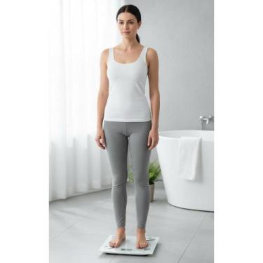 Imagem de Balança Digital De Chão 180kg Vidro - Controle Seu Peso! - Congratulat