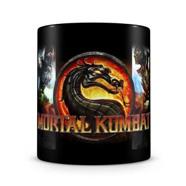 Imagem de Caneca Mortal Kombat 100% Preta - Presente Ideal para Fãs de Games - n