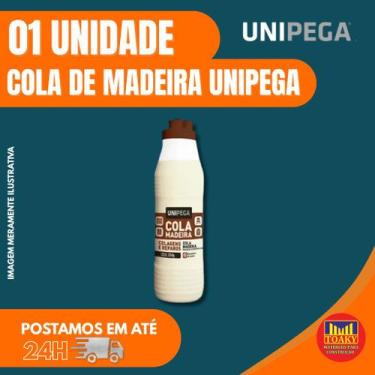Imagem de Cola Madeira Unipega 250g Alta Aderência Secagem Rápida
