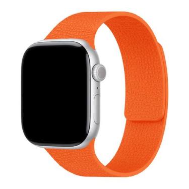 Imagem de Pulseira Borracha Magnética Link Compatível com Apple Watch - Baú do V