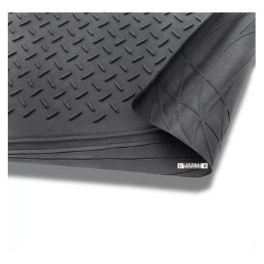 Imagem de Tapete Porta Mala Borracha Cruze Hatch Preto Carro 2008 2009 2010 Flex