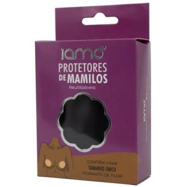 Imagem de Protetor de Mamilo Reutilizavel Adesivo Modelo YS43409 C/1 Par - Iamo