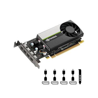 Imagem de Placa de Vídeo Quadro PNY NVIDIA T1000 4GB DDR6 128 Bits - VCNT1000-PB