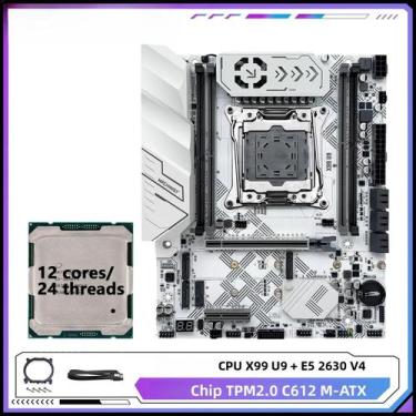 Imagem de Kit De Placa-Mãe X99 U9 MACHINIST LGA2011-3 Com Suporte Para CPU Xeon 