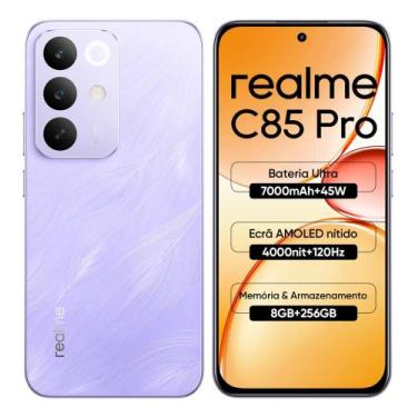 Imagem de Smartphone Realme C85 PRO 256GB de Armazenamento 8GB de RAM Dual SIM N