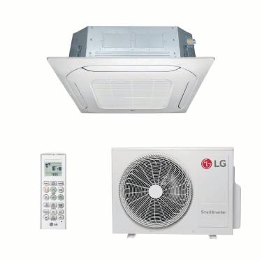 Imagem de Ar Condicionado Split Cassete 4 Vias LG Wi-fi Inverter 24.000 Btus Quente E Frio 220V R-32