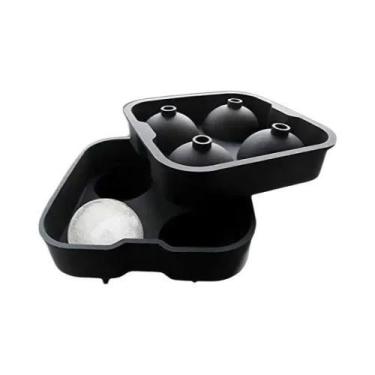 Imagem de Forma De Silicone Para Gelo De Fácil Liberação Para Uísque, Coquetéis 