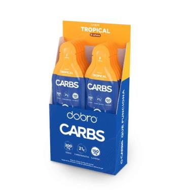 Imagem de Carbs Gel sabor Tropical com Cafeína (10un x 30g) - Dobro