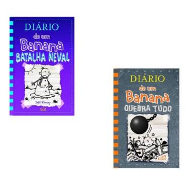 Imagem de Kit C/2 Livros Diário de Um Banana: V. 13 e 14 (Capa Dura) + Brinde - 