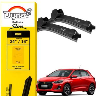 Imagem de Kit Limpador Parabrisa Palheta Dyna Original Onix / Turbo / Rs 2019 a 