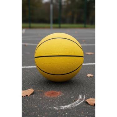 Imagem de Bola Basquete N5 Amarela - Jogo e Treino - Congratulations Store