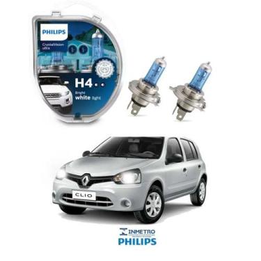 Imagem de Lâmpadas Farol RENAULT  Clio  Philips H4 CrystalVision
