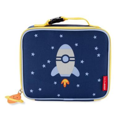 Imagem de Lancheira térmica Infantil com zíper Divertida Skip Hop, Azul