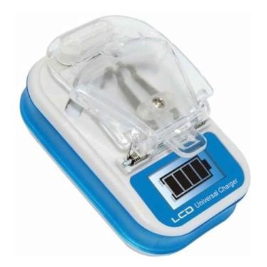 Imagem de Carregador de Bateria Universal Inova Lcd indicador Carga P/ Celular C