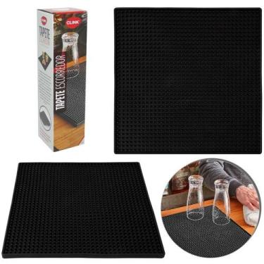 Imagem de Tapete Escorredor Silicone De Louça Bar Cozinha Copo 45x30cm Clink 