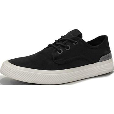 Imagem de Tênis Aramis Daily Docks Canvas Preto Masculino, 38