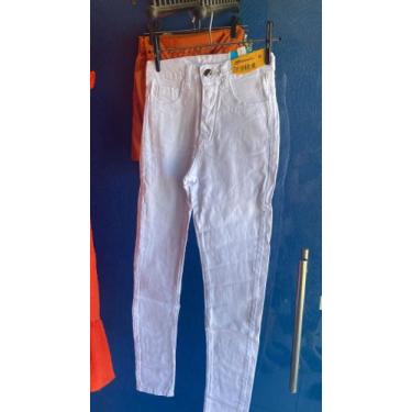 Imagem de Calça Feminina Branca Sawary Jeans - Tamanho: 38