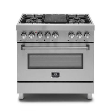 Imagem de Fogão elettromec  professional gás/elétrico em aço inox 90cm 220v fge-