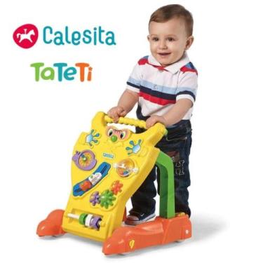 Imagem de Andador Empurrador de bebê 2 em 1 Andador Feliz infantil Calesita Tate