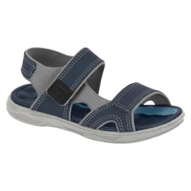 Imagem de Sandália Molekinho Baby Papete Casual, Marinho cz preto, 36