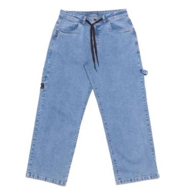 Imagem de Calça Jeans Lrg Bad Pant Denin Blue, Azul, 40