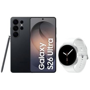 Imagem de Smartphone Samsung Galaxy S26 Ultra 256GB Preto - 5G + Smartwatch Sams