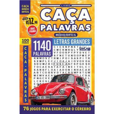 Imagem de Livro Caça-palavras ed.106 - 100 págs.- Médio/Difícil - EdiCase Public