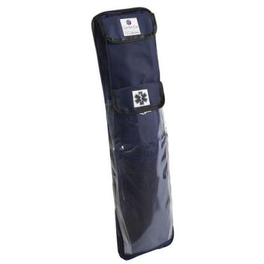 Imagem de Bolsa Porta Talas e Colares com Bolso Transparente Marinho - Centercor