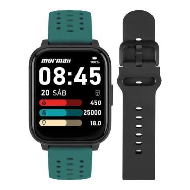 Imagem de Relógio Smartwatch Mormaii Life Plus Ref: Molife2ah/7p Black 2 Pulseir