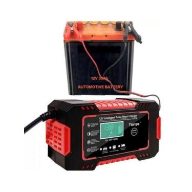 Imagem de Carregador Bateria 12v Até 300 Amperes Carro Moto Caminhão Range Plane