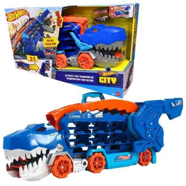 Imagem de Pista Super Reboque de TRex Hot Wheels City HNG50