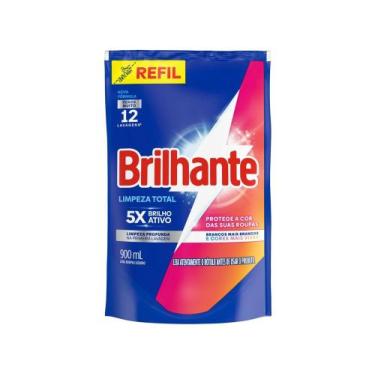 Imagem de Sabão Líquido Brilhante Limpeza Total 900ml