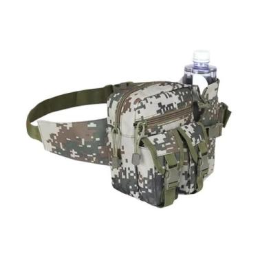 Imagem de Bolsa Tática Masculina Impermeável De Nylon Para Cintura, Caminhada, A