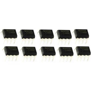 Imagem de 10 Circuito Integrado TL082CP DIP-8 Amplificador Original - Texas TI