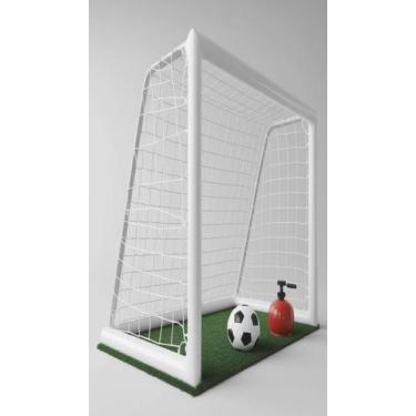 Imagem de Trave Futebol Infantil 2 em 1 com Bola e Bomba - Congratulations Store