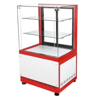 Imagem de DBCR.70 - Balcão Refrigerado Clean para bolos e doces 70cm Vermelho - 