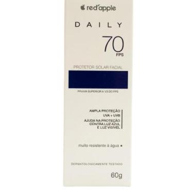 Imagem de Protetor Solar Facial FPS70 Ampla Proteção UV UVB RedApple 60g